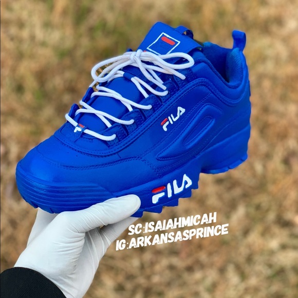 blue fila disruptor 2